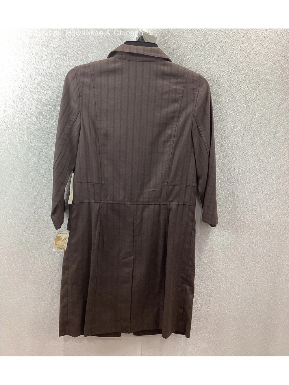 Hemp Natural fiber 3/4 length trench Coat by Valette Sz S / M
